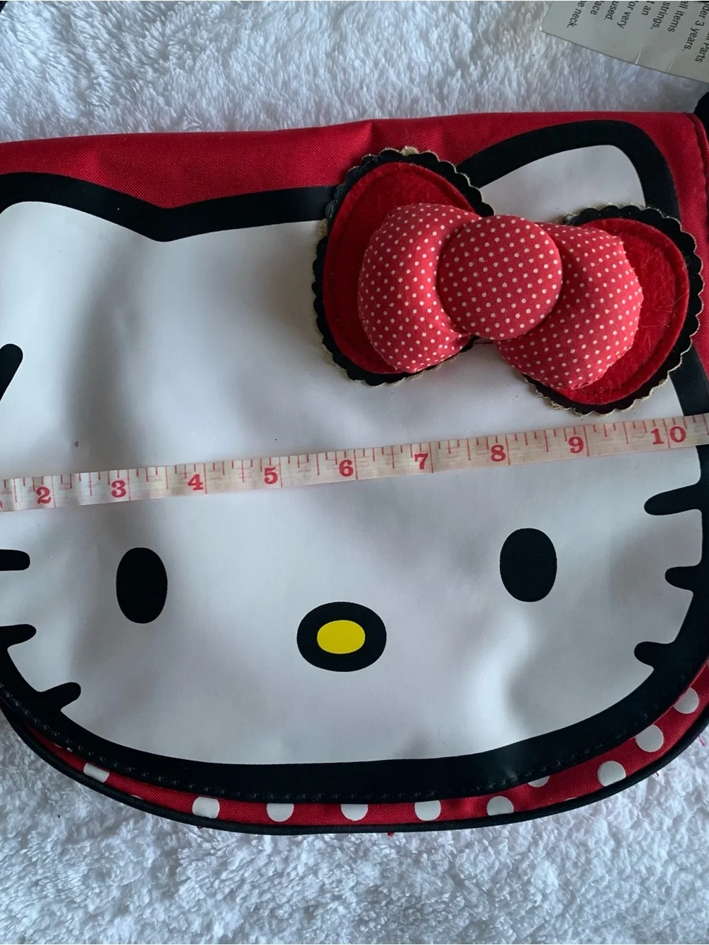 Vintage Sanrio Hello Kitty Messenger Crossbody Bag (2011 FAB Starpoint) Red